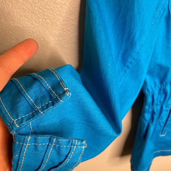 Joan Rivers Caribbean Blue Blazer Size Small - Picture 4 of 8